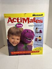 Microsoft ActiMates Interactive Barney Singing Talking Moving 14" Plush Vtg 1997