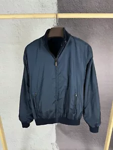 Hugo Boss Reversible full zip wool cotton nylon bomber jacket - Picture 1 of 21