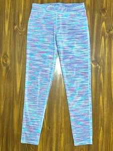 Joe Fresh Active Kids Girls XL 14 Leggings Pants Multicolor Pink Blue Stretch - Picture 1 of 4