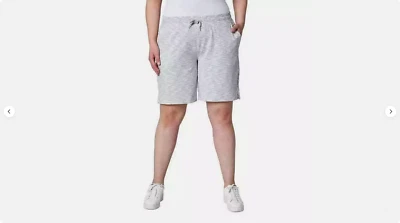 Bermuda MONDETTA FEMININA ATIVA ULTRA MACIA ABSORÇÃO DE UMIDADE (CINZA, M) nova com etiquetas - Imagem 1 de 3