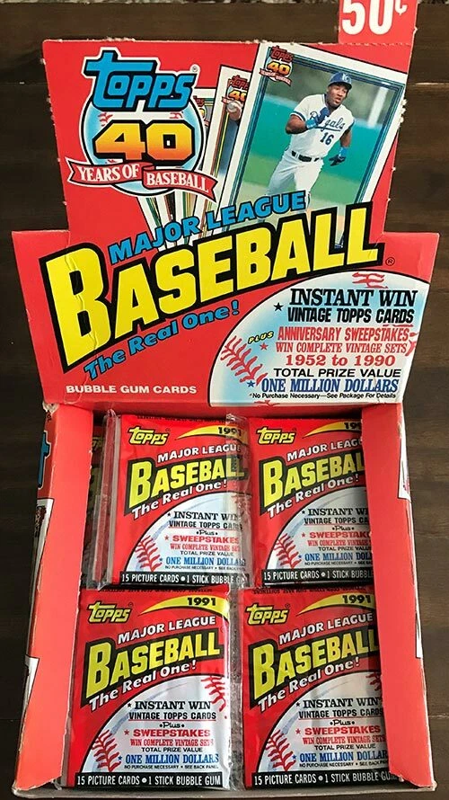 1991 Topps - Complete Your Set #201-400 - Crisp Cards from Factory Sealed Break - Image 1 of 1