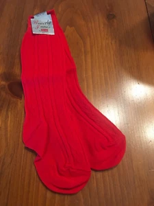 Darling Vintage Hanes Beverly Jane Knee Socks for child, NWT~ size 4-6 1/2 RED - Picture 1 of 5