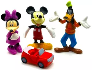 MICKEY MOUSE CLUBHOUSE Figur Spielset DISNEY JUNIOR PVC SPIELZEUG Minnie DOOFY Auto! - Bild 1 von 1