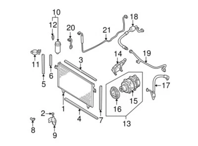 2771031U00 日产传感器组件环境 2771031U00,全新正品原始设备制造商零件 — 第 1/2 张图片