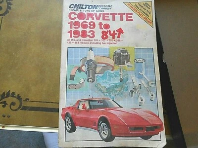 Chevrolet Corvette 1969-1983 Chilton Auto Repair & Tune Up Guide! Same Day Ship! - Image 1 of 2
