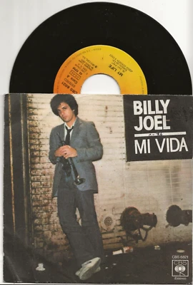 BILLY JOEL MY LIFE RARE 1978 SINGLE FROM SPAIN + DIFFERENT PIC COVER - Image 1 of 2