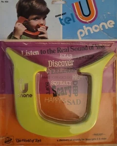 1960s Vintage Ohio Art - Tel U Phone - Lime Green - The World Of Toys -NOS-VRITF - Picture 1 of 5