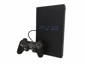 Sony PlayStation 2 PS2 FAT Nera Ricondizionata + Pad e cavi - Picture 1 of 8
