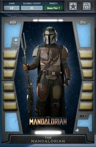 Topps Star Wars Card Trader Fathers Day Jakku Blue Base Mandalorian Digital - Picture 1 of 1