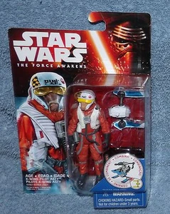 JUEGO DE FIGURAS ASTY DE STAR WARS THE FORCE AWAKENS 2015 X-WING PILOT - Imagen 1 de 6