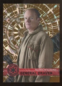 General Draven 2017 Topps Star Wars High Tek ORANGE MAGMA PARALLEL SP /25 - Bild 1 von 2