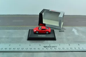 Schuco 45261090 Porsche Cayman S Red Diecast Metal 1:87 Scale HO - Picture 1 of 2