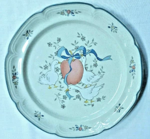 Marmalade International China Geese 12” Round Serving Platter Chop Plate - Picture 1 of 6