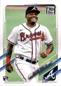 2021 Topps #187 CRISTIAN PACHE ROOKIE CARD RC! BRAVES! - Picture 1 of 2