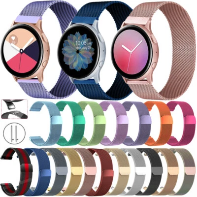 20mm 22mm Milanese Armband Samsung Huawei Amazfit Garmin Metall Magnet Milanaise - Bild 1 von 4