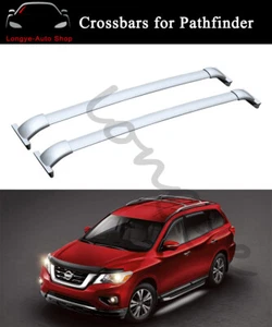 Fits for Nissan Pathfinder 2013-2020 Crossbar Cross bar Roof Rack Rail Carrier - Picture 1 of 6