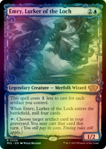 Emry, Lurker of the Loch SHOWCASE FOIL, Multiverse Legends, MTG MUL NM/M - Picture 1 of 1