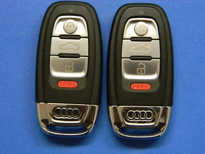 LOTE DE 2 2015 2016 AUDI A5 SMART LLAVE TRANSPONDEDOR REMOTO SIN LLAVE IYZFBSB802 Foto 1 de 4