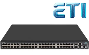 HPE 5510 48G 4SFP+ JH146A WITH MODULE JH157A, 24xGIGA RJ45, 6xSFP+ 10GbE, 2xPS - Zdjęcie 1 z 4