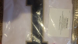 Camiseta de fútbol americano firmada por Lou Holtz Notre White Coach Holtz - Imagen 1 de 1