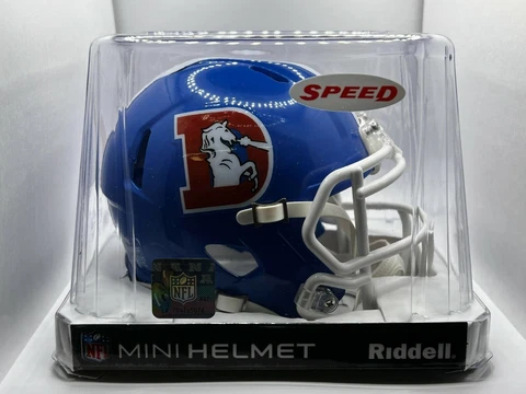Denver Broncos 1975-1996 75-96 Riddell Throwback Speed Mini Helmet Cover