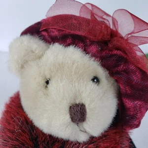 Russ Berrie "NATASHA" plush small bear Reg. Number 259 Item 4500 7" Decor Animal - Picture 1 of 12