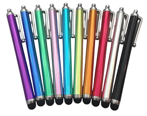 Metalowy rysik rysik do iPhone iPad smartfon tablet pojemnościowy - Zdjęcie 1 z 2