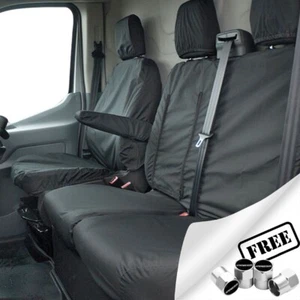 Fundas de asiento impermeables a medida SC4+CP para furgoneta Volkswagen Transporter T5 T6 2010 - Imagen 1 de 8