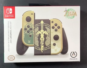 Official Nintendo Switch Joy-Con Comfort Grip ONLY [ Decayed Master Sword ] NEW - Picture 1 of 6
