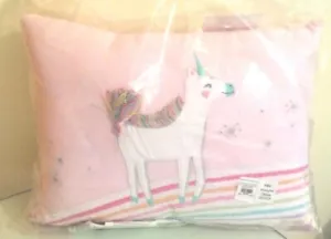 pottery barn Unicorn rainbow Disney pillow school girl birthday holiday gift NEW - Picture 1 of 10