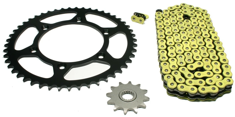 Juego de cadena y piñón de junta tórica amarilla para Suzuki RM125, 1992-1995 - RM 125 Foto 1 de 1