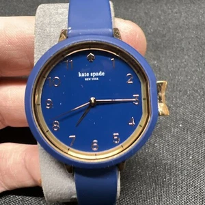 Kate Spade Park Row Ladies Watch KSW1353 Navy Blue, Needs New Battery - Picture 1 of 12