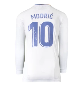 Luka Modric Signed Real Madrid 2021-22 Long Sleeve Jersey Icons Authentic COA - Picture 1 of 14
