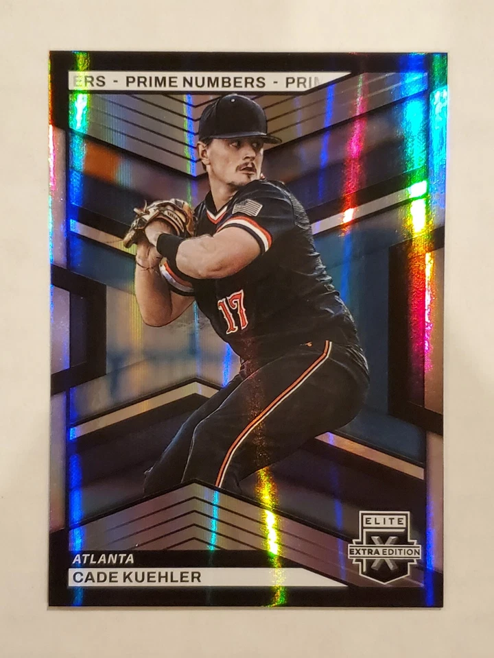 CADE KUEHLER 2023 Elite Extra Edition PRIME NUMBERS A #'d 10/200 Braves - Image 1 of 1