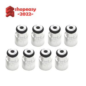 8Pcs LS3 LS7 Shorty Fuel Injector Adapter Spacer to a LS1 LS2 Manifold US - Picture 1 of 9