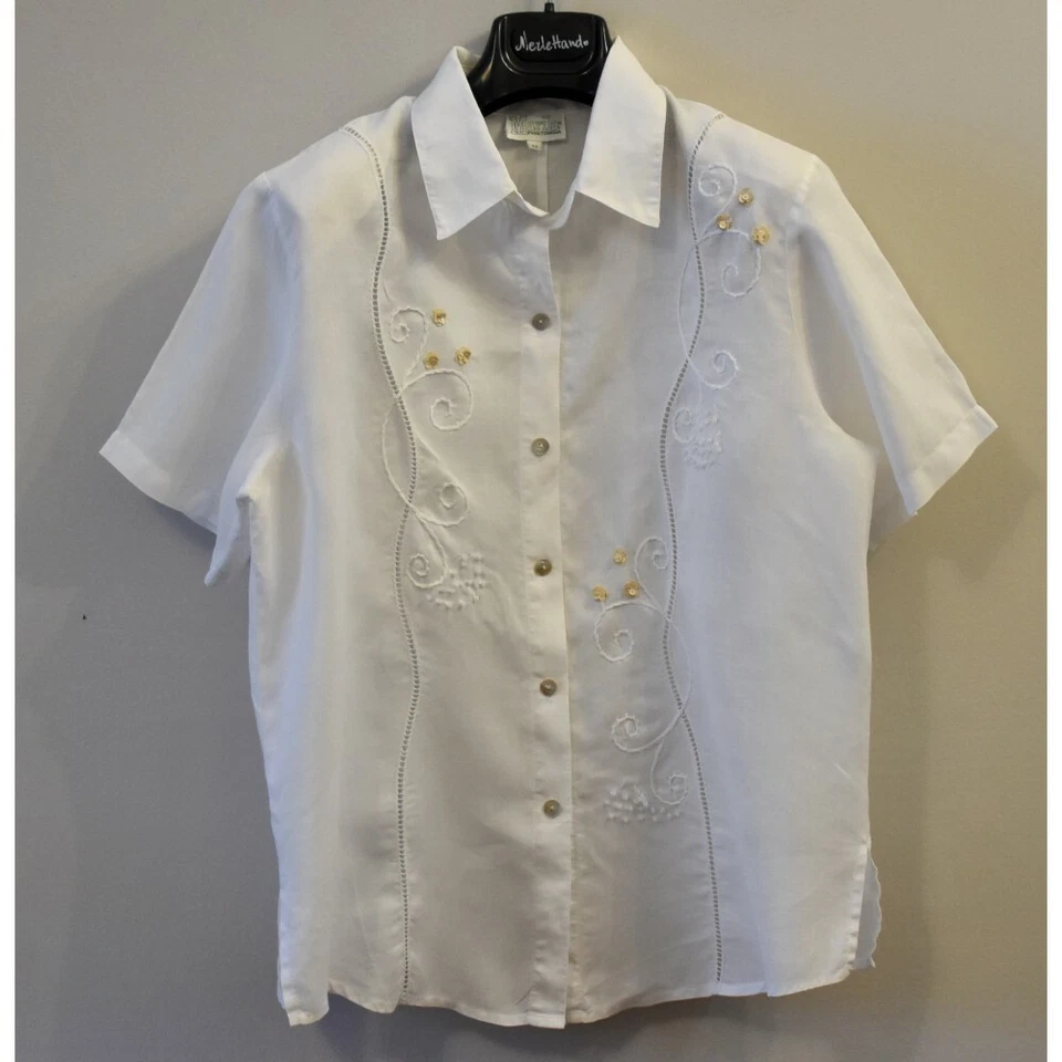 Chemise Chemisier Lin Taille 46/46 L - Photo 1/1