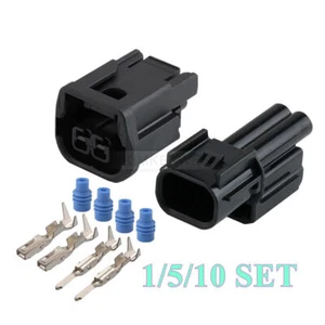 Kit de enchufe conector de bocina de luz antiniebla de 2 pines para Honda Civic Accord Acura - Imagen 1 de 5