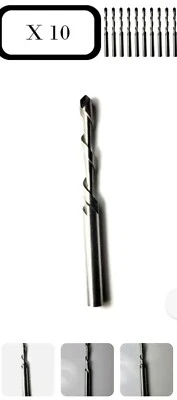 DEWALT 10 pack 3/16 Drywall Cut Out Bit Bits Router Bits Pilloted Down rotozip