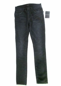 CARINE PRIME Dylan George Classic Skinny Blue Black Stretch Jeans 23 XS B345 - Picture 1 of 6
