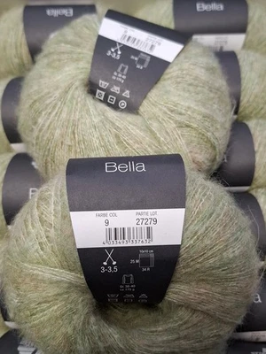 (180 €/kg): 25g LG BELLA, flauschig, mit Alpaka, Pt. 27279, Fb. 9 #7861 - Bild 1 von 2