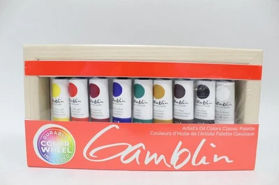 Gamblin Artist's Oil Color - Set of 9, Artist's Colors, 37 ml Tubes - Image 1 of 3