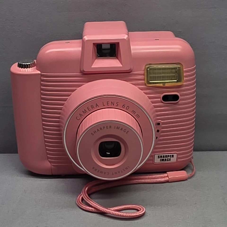 Fuji Instax Type Sharper Image Instant Camera Uses Fuji Mini Film Bubblegum Pink - Image 1 of 4