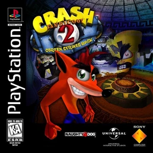 Crash Bandicoot 2: Cortex Strikes Back For PlayStation 1 PS1 Game Only 5E - Picture 1 of 3