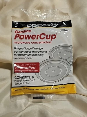 NUEVO Presto Genuino PowerCup Microondas Concentradores 8pk #09964 Foto 1 de 2