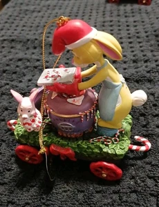 2002 Disney Bradford Editions Ornament Poohs Honeypot Express Train Car Ferkel - Bild 1 von 10