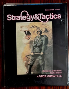 Strategy & Tactics #128  + game: Africa Orientale. UNPUNCHED.  - Picture 1 of 2