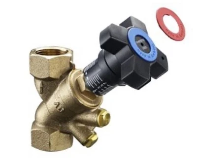 OVENTROP HydroControl VTR Double regulating valve with internal thread PN 25 DN25 1060108