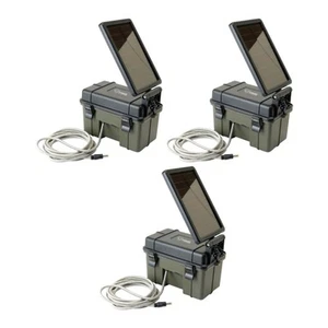 HME Trail Camera 12V / Solar Auxiliary Power Pack (3-Pack) - Picture 1 of 6