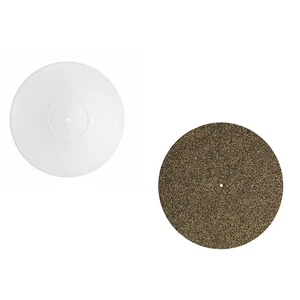 Cork & Rubber Turntable Platter Mat Disc Vinyl Record Player Anti-static Pad A - Picture 1 of 15