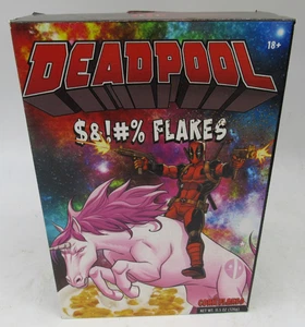 Deadpool $&!#% Copos de Maíz Edición Limitada Desayuno Cereal Marvel Coleccionable - Imagen 1 de 5